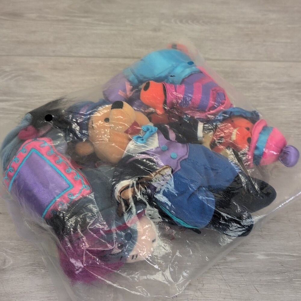 Circus Winnie The Pooh 3 Piece Carnival Bean Bag Set  Disney Store Tigger Eyeore